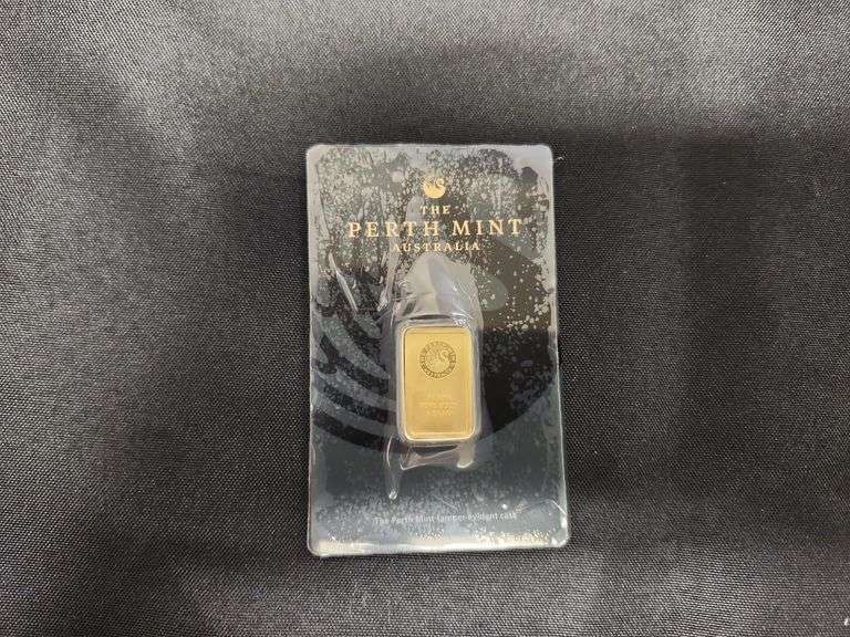 1 (Qty) The Perth Mint Australia Gold Bar
