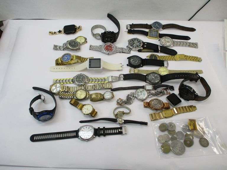 Assorted Watches + Bonus Coins