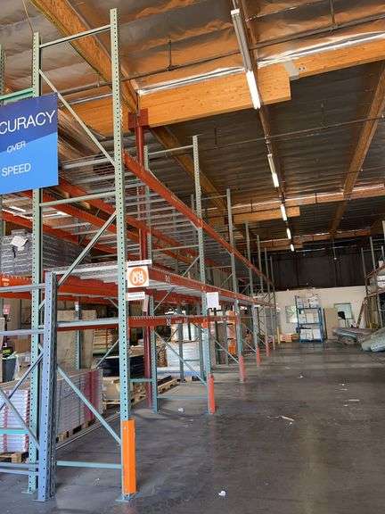 Row of Pallet Racking - Sierra Auction Management Inc