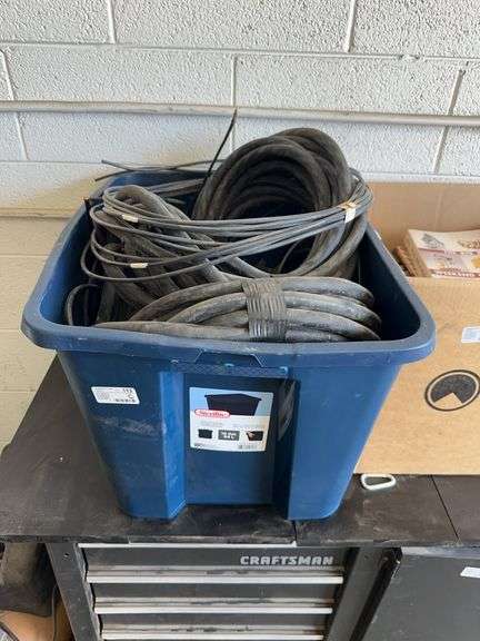 Tub of Electric Cords