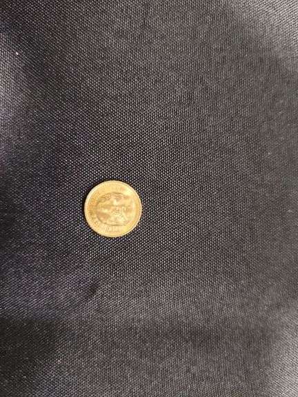 1 (Qty) 1945 Gold Mexican Peso 1/10 Oz Fine Gold