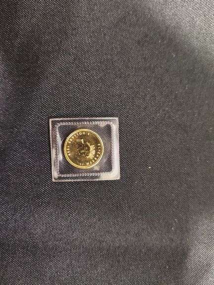 1 (Qty) 1999 Canadian Gold Maple Leaf 5 Dollar Coin