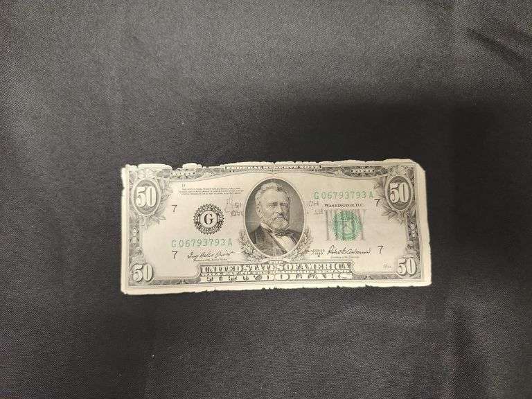 1 (Qty) 1950 Dated $50.00 Bill