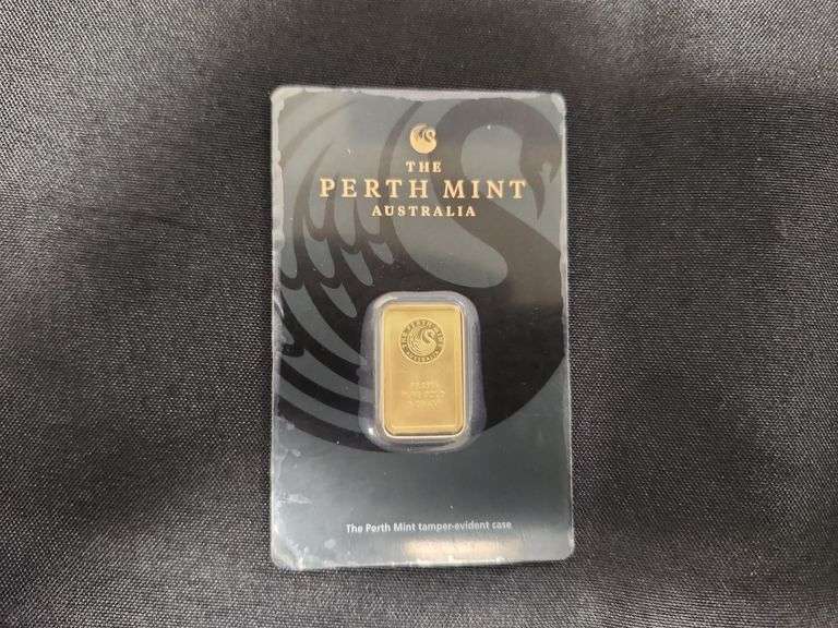 1 (Qty) The Perth Mint Australia Gold Bar