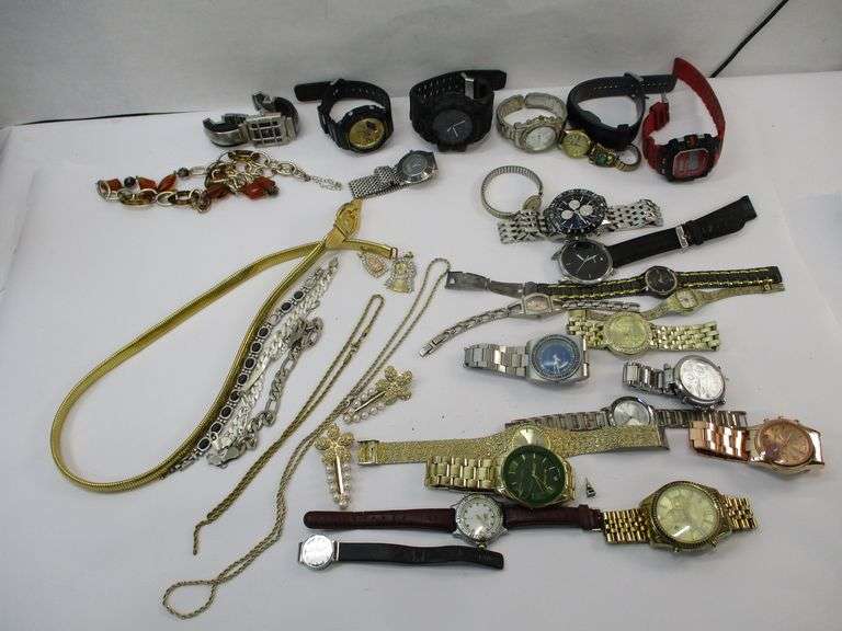 Assorted Costume Jewelry, Watches and More