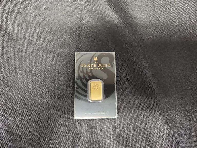 1 (Qty) The Perth Mint Australia Gold Bar