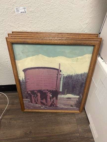(4) Framed Prints
