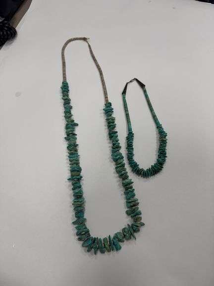 (2pc) Native American Turquoise Necklaces