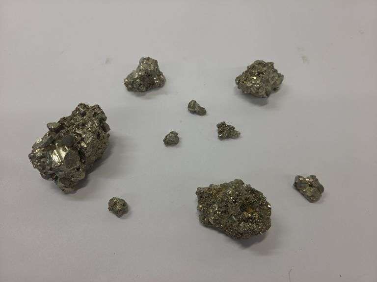 Genuine Small Pyrite Cluster “Fools Gold" (approx 3 pieces)
