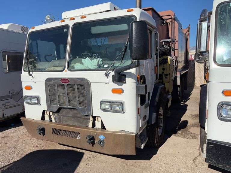 2017 Peterbilt 320 Side Loader Garbage Truck