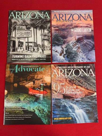 (4 Qty) Arizona Highways Magazines