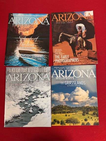 (4 Qty) Arizona Highways Magazines