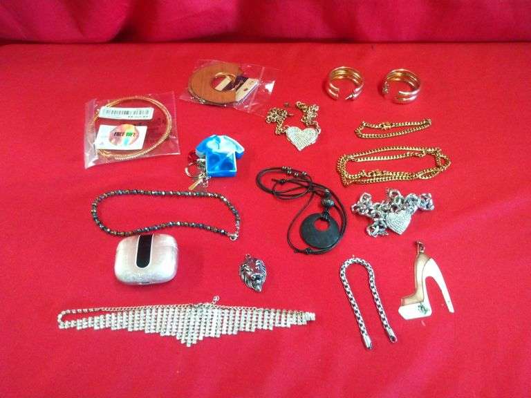 Box of Assorted costume Jewelry