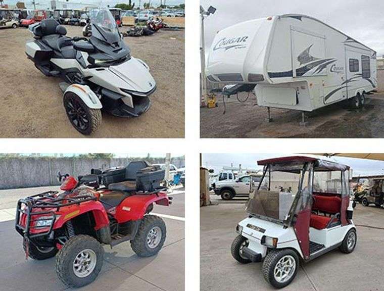 6845 - Phoenix & Tucson Boats, RV's, Motorcycles, & Carts Auction - February 27th, 2026