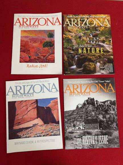 (4 Qty) Arizona Highways Magazines