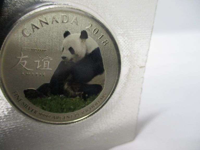 9999 Fine Silver Canada 2018 Panda Coin