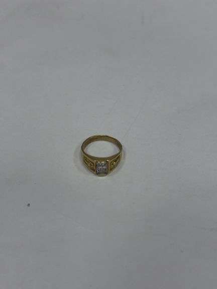 14k yg baby ring 2g size 3