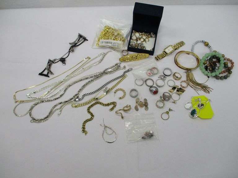 Assorted Costume Jewelry Plus More