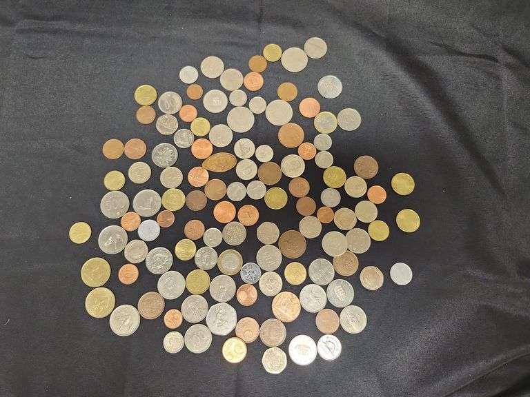 1 (Qty) Bag Of Assorted Foreign Coins