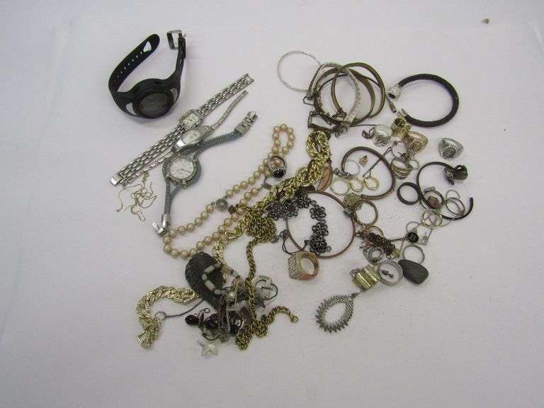 Assorted Costume Jewelry + More