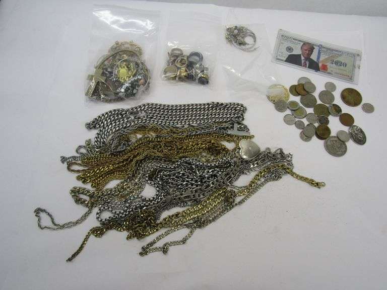 Assorted Costume Jewelry + More