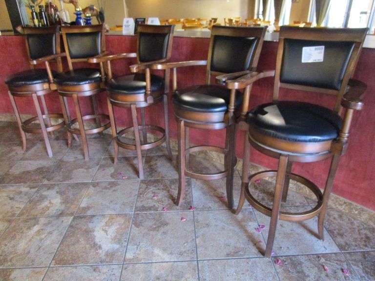 (5) Swivel Bar Stools