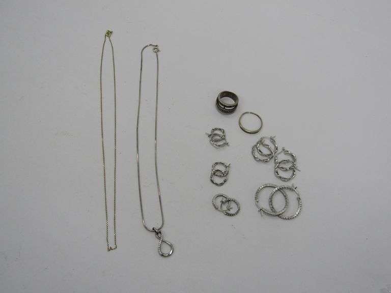 Assorted 925 Silver Jewelry 31.28gtw