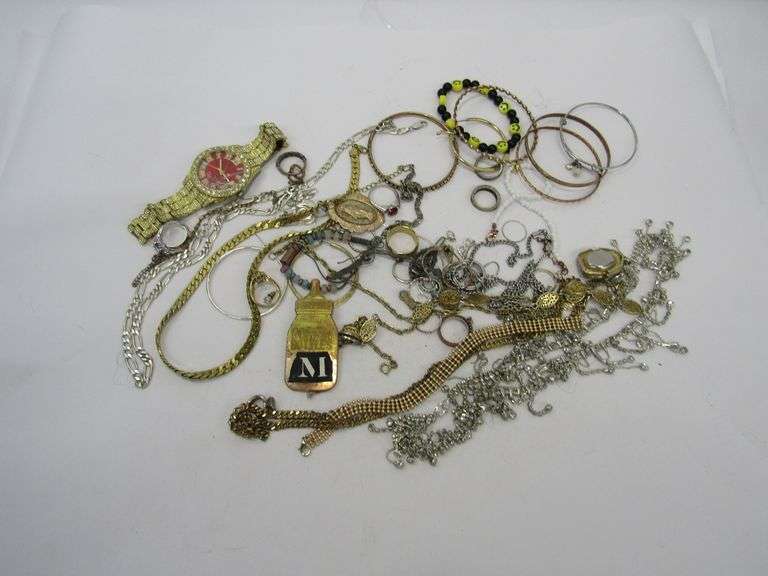 Assorted Costume Jewelry + More