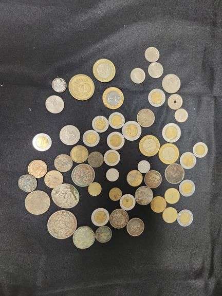 1 (Qty) Bag Of Assorted Foreign Coins