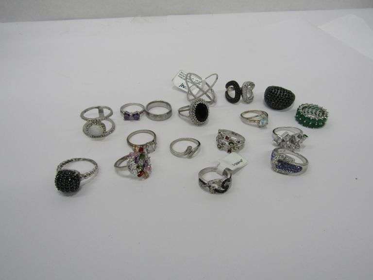 Assorted 925 Silver Rings