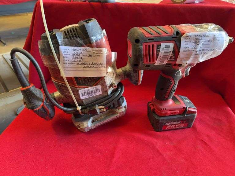 (1 Qty) Earthquake Drill (1 Qty) Black & Decker Jigsaw