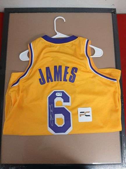 LeBron James Autographed Jersey with Frame