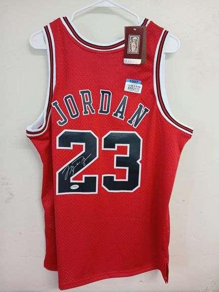 Michael Jordan Autographed Jersey
