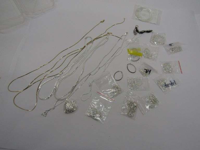 Sterling Silver 925 Necklaces + Earrings