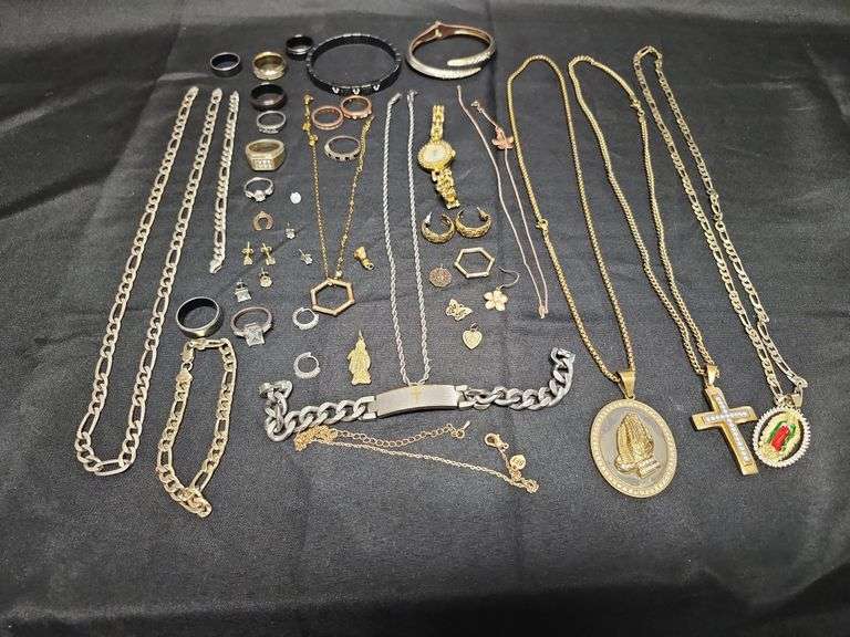 1 (Qty) Bag Of Assorted Costume Jewelry