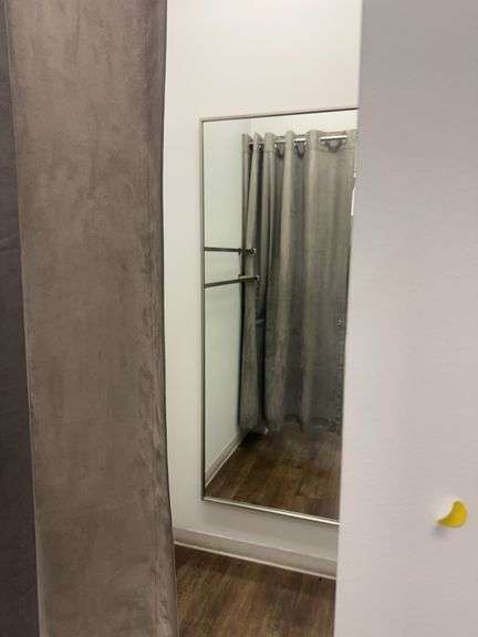 (5) (4) Dressing Room Mirrors 30” W x 72” H & (1) Tri-Folding Dressing Mirror Each Mirror is 26” W x