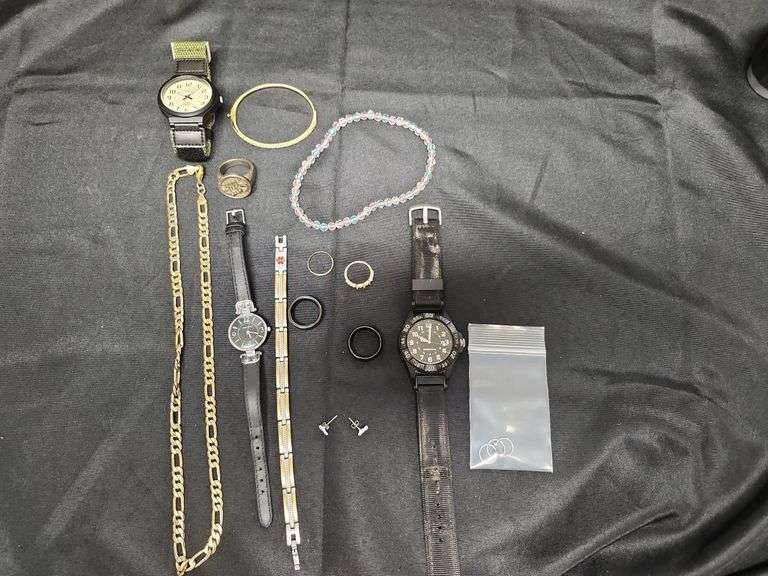 1 (Qty) Bag Of Assorted Costume Jewelry