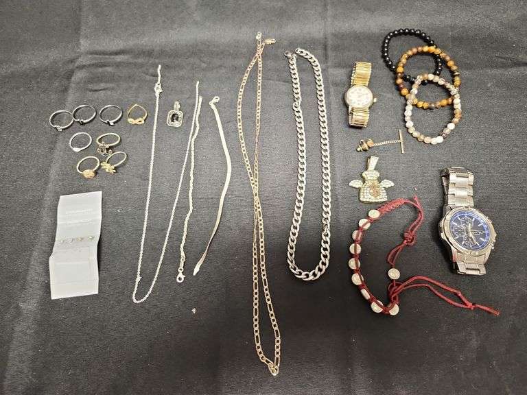 1 (Qty) Bag Of Assorted Costume Jewelry