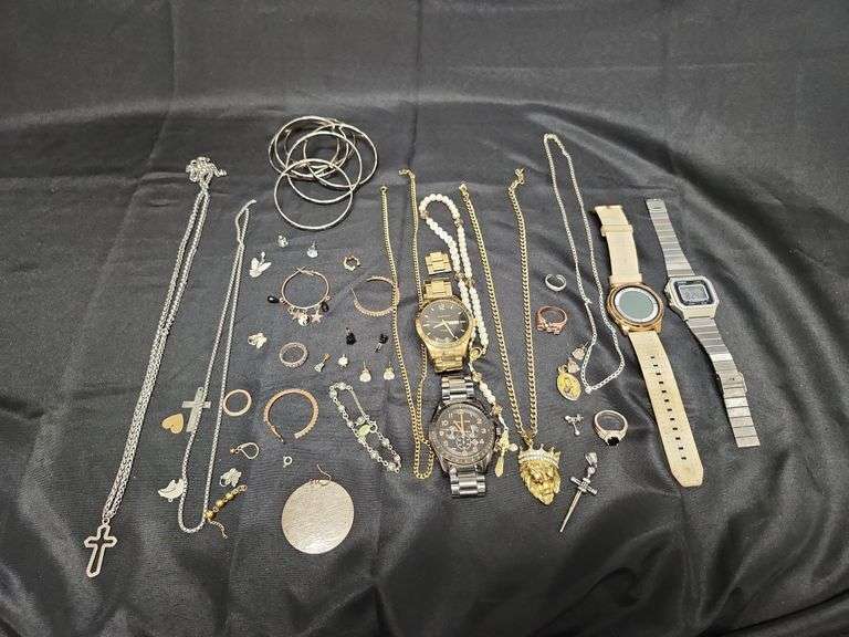 1 (Qty) Bag Of Assorted Costume Jewelry