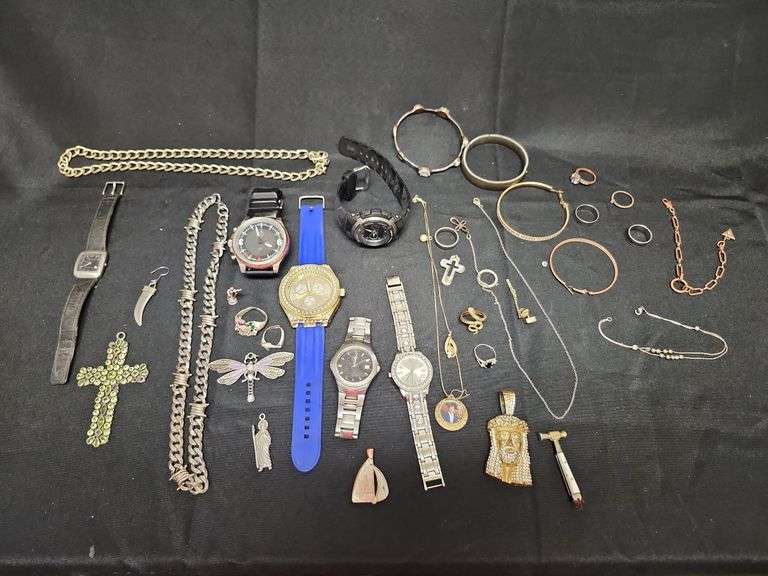 1 (Qty) Bag Of Assorted Costume Jewelry