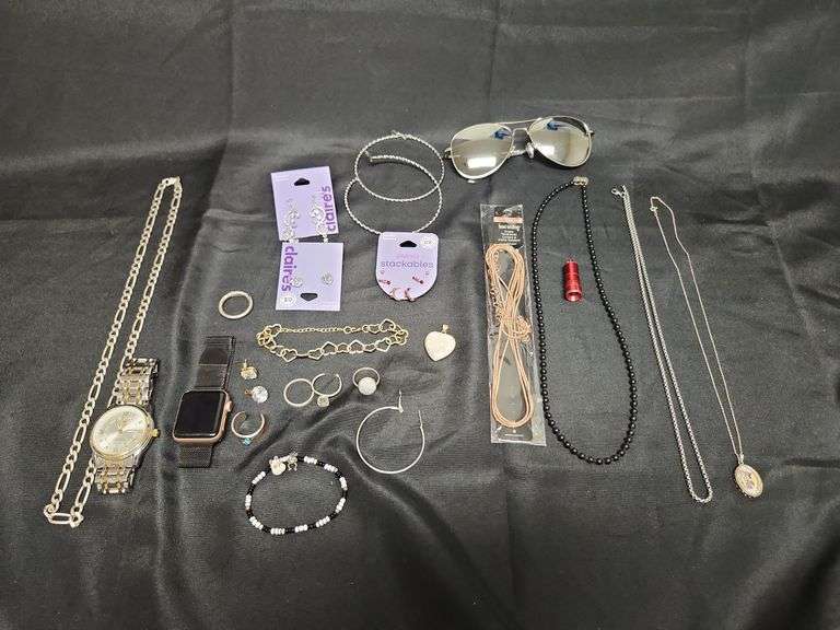 1 (Qty) Bag Of Assorted Costume Jewelry