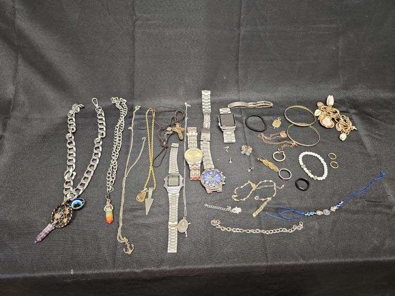 1 (Qty) Bag Of Assorted Costume Jewelry