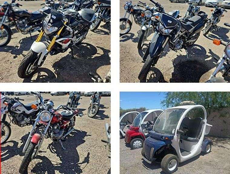 6905 - Phoenix & Tucson Boats, RV's, Motorcycles, & Carts Auction - June 26th, 2026