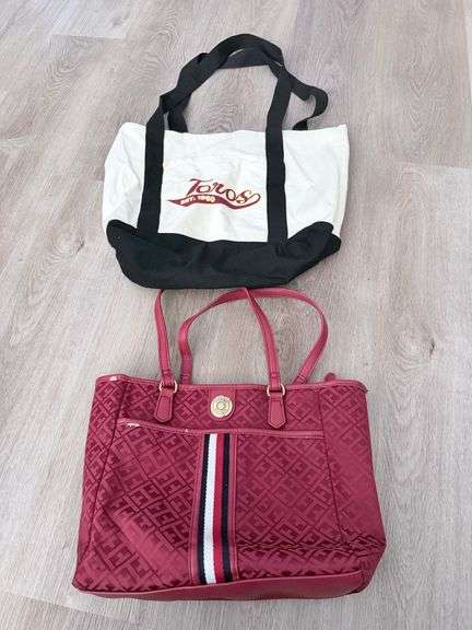 (1 Qty) Pink Tommy Hilfiger Purse (1 Qty) Tote Bag