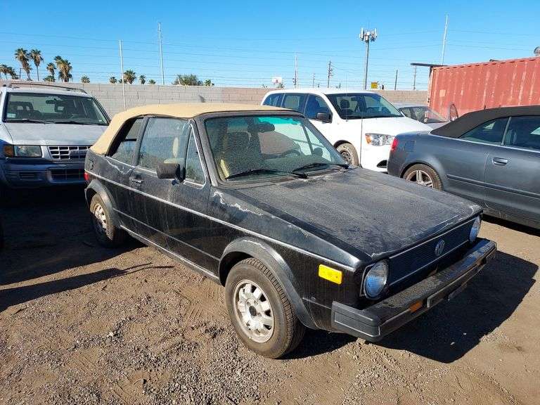 1987  Volkswagen  Cabriolet
