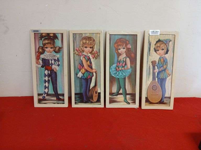 (4 Qty) Eden "Big Eye" Harlequin Children Series