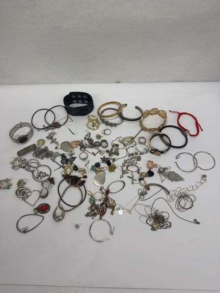 Assorted costume jewelry