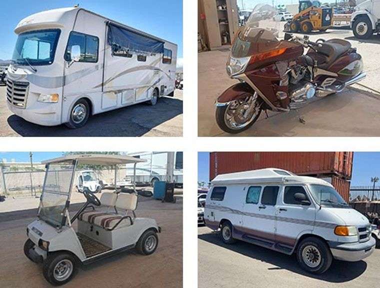 6939 - Phoenix & Tucson Boats, RV's, Motorcycles, & Carts Auction - August 21st, 2026