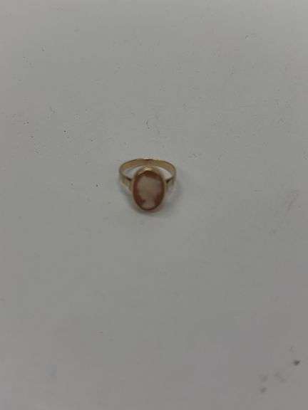 14k yg Cameo Ring 2.8g Size 6