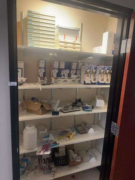 Contents Of Room Dentist Pliers , Orthodontics Rubber Bands For Braces & More ( WINNING BIDDER MUST